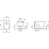 Биде IDEAL STANDARD Connect E799701, подвесное